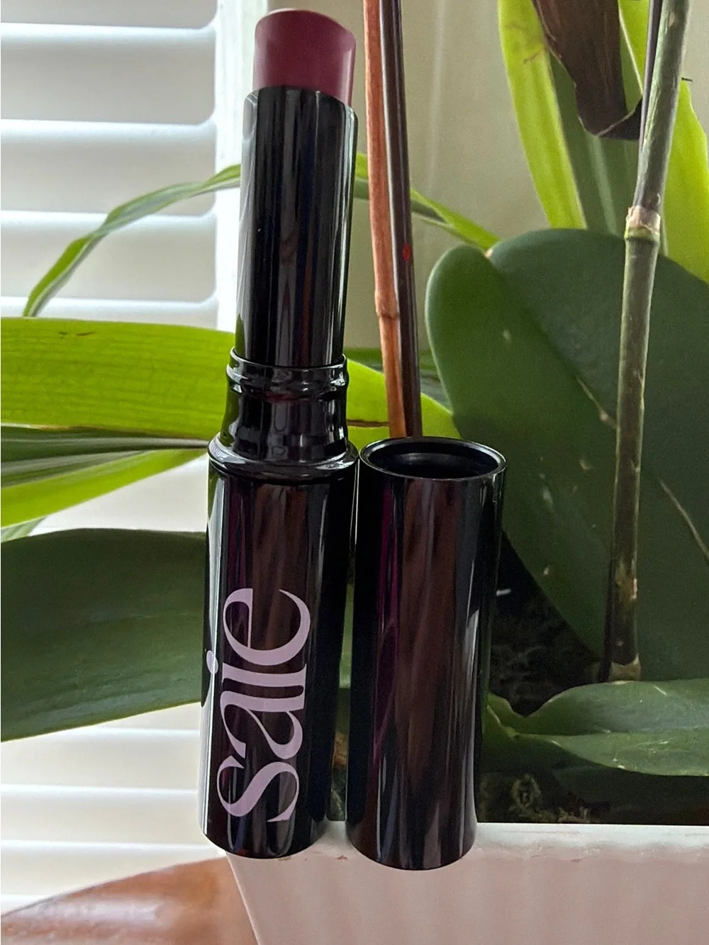 Saie Hydrating Lipstick Stick — Dusty Mauve Pink